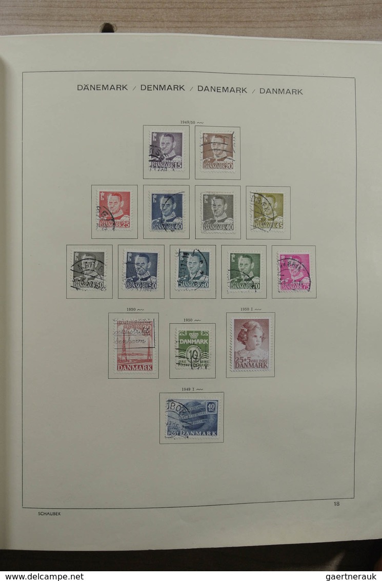 Skandinavien: 1851-1969: Very well filled, mint hinged and used collection Scandinavia 1851-1969 in