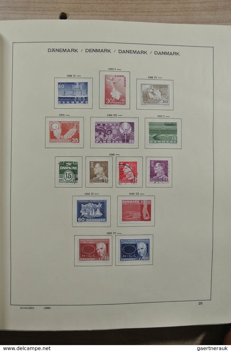 Skandinavien: 1851-1969: Very well filled, mint hinged and used collection Scandinavia 1851-1969 in