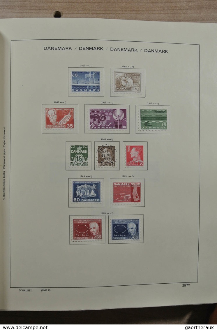 Skandinavien: 1851-1969: Very well filled, mint hinged and used collection Scandinavia 1851-1969 in