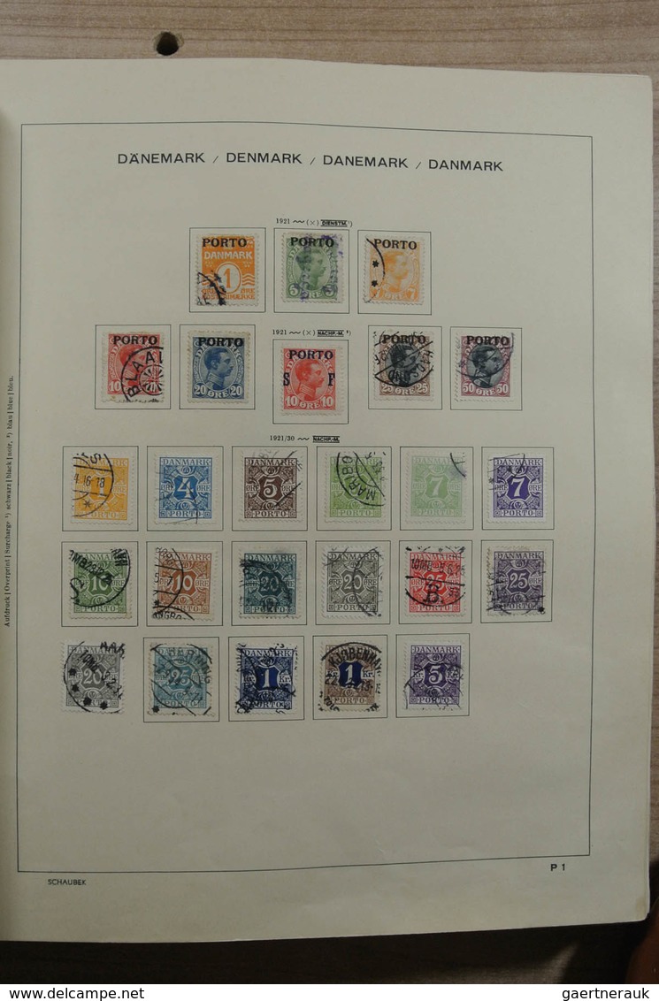 Skandinavien: 1851-1969: Very well filled, mint hinged and used collection Scandinavia 1851-1969 in