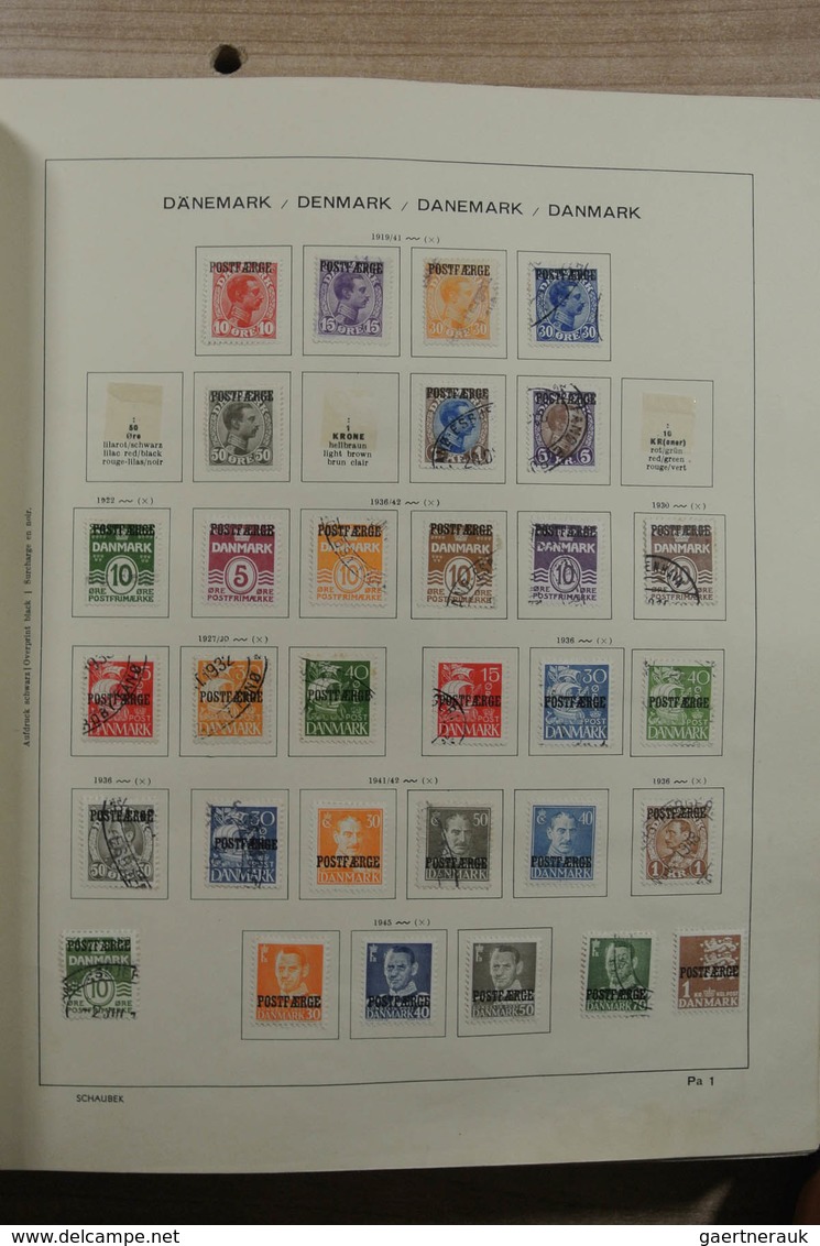 Skandinavien: 1851-1969: Very well filled, mint hinged and used collection Scandinavia 1851-1969 in