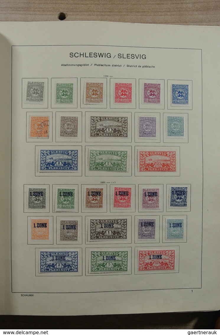 Skandinavien: 1851-1969: Very well filled, mint hinged and used collection Scandinavia 1851-1969 in