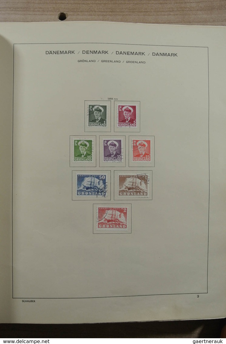 Skandinavien: 1851-1969: Very well filled, mint hinged and used collection Scandinavia 1851-1969 in