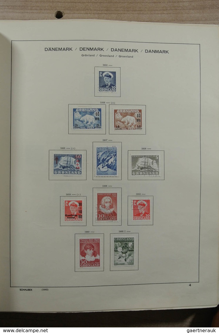 Skandinavien: 1851-1969: Very well filled, mint hinged and used collection Scandinavia 1851-1969 in