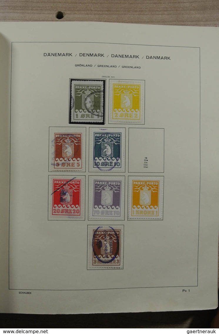 Skandinavien: 1851-1969: Very well filled, mint hinged and used collection Scandinavia 1851-1969 in