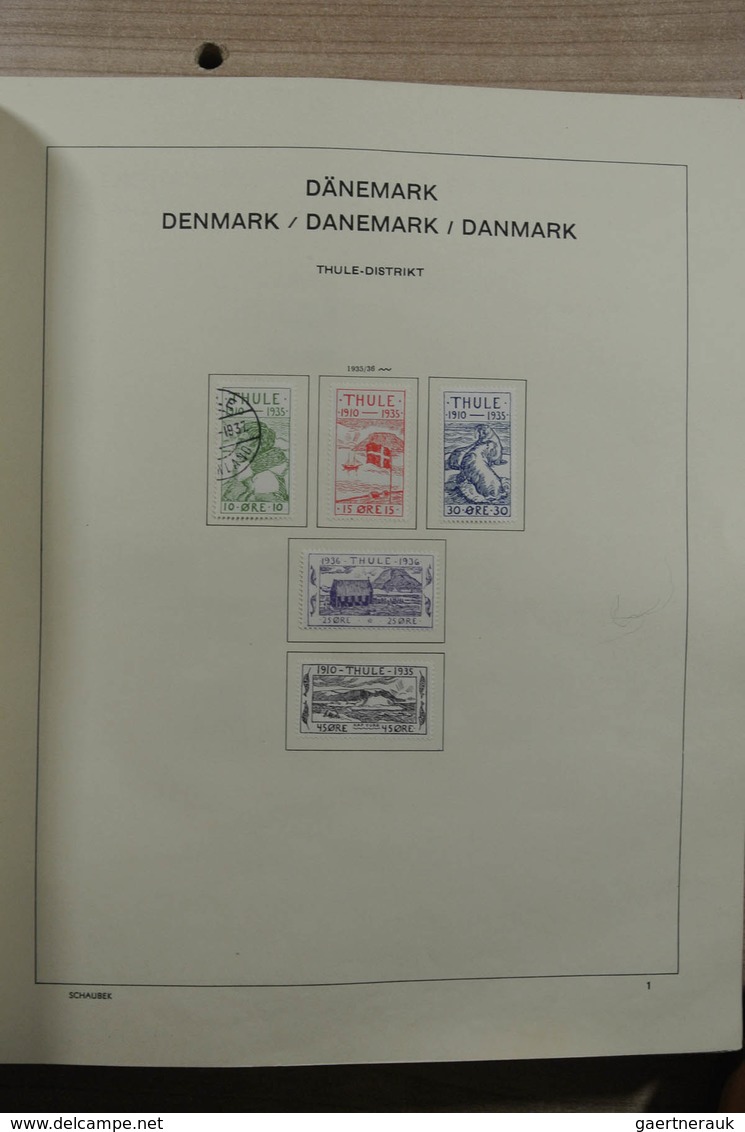 Skandinavien: 1851-1969: Very well filled, mint hinged and used collection Scandinavia 1851-1969 in