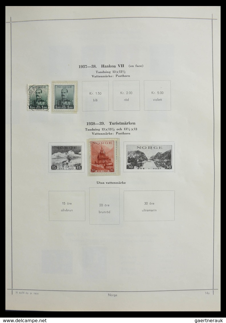 Skandinavien: 1851-1970: Very Wellfilled Collections Of Norway, Denmark, Iceland And FInland, With V - Sonstige - Europa
