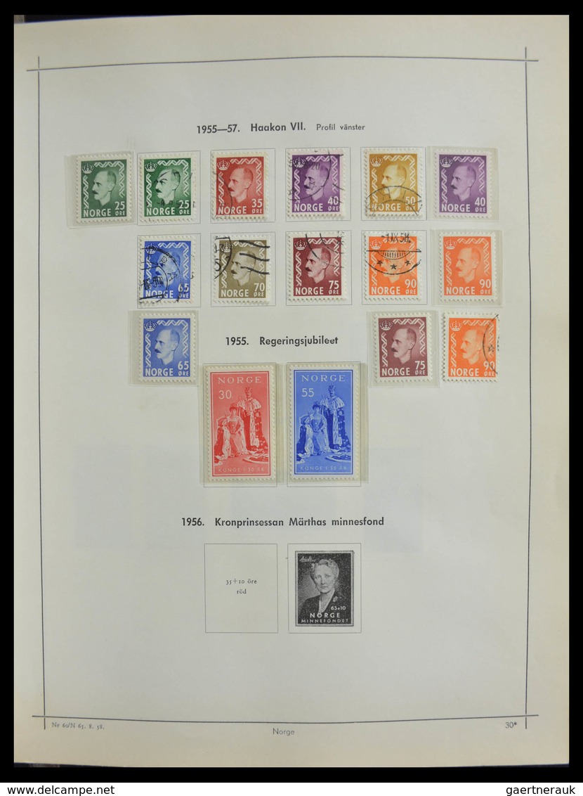 Skandinavien: 1851-1970: Very wellfilled collections of Norway, Denmark, Iceland and FInland, with v