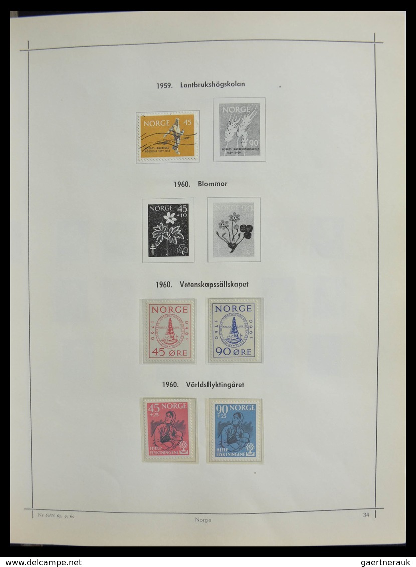 Skandinavien: 1851-1970: Very wellfilled collections of Norway, Denmark, Iceland and FInland, with v