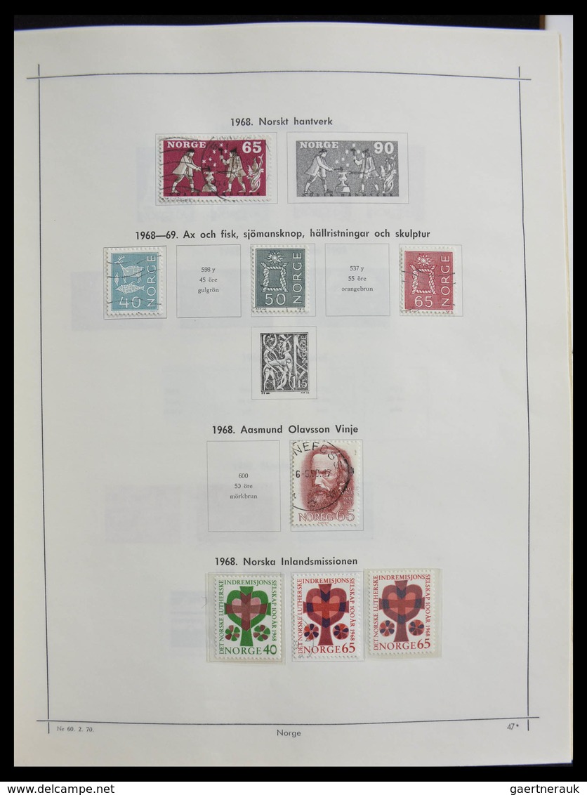 Skandinavien: 1851-1970: Very wellfilled collections of Norway, Denmark, Iceland and FInland, with v