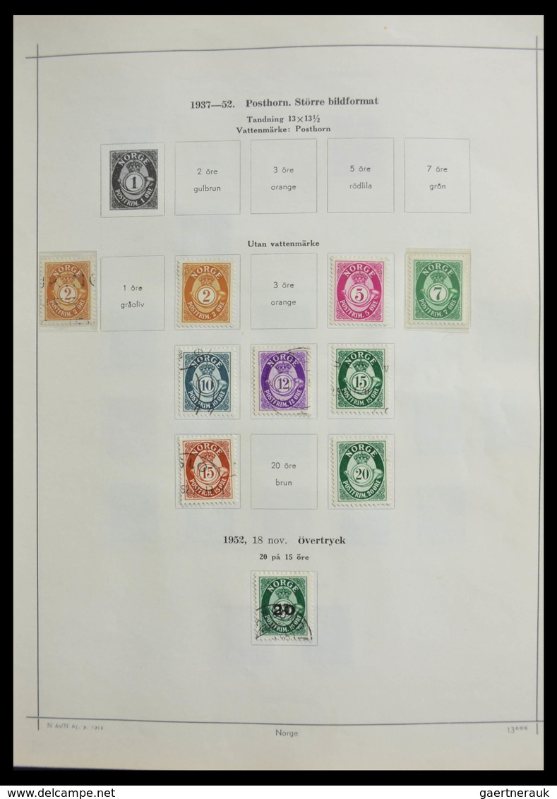 Skandinavien: 1851-1970: Very wellfilled collections of Norway, Denmark, Iceland and FInland, with v