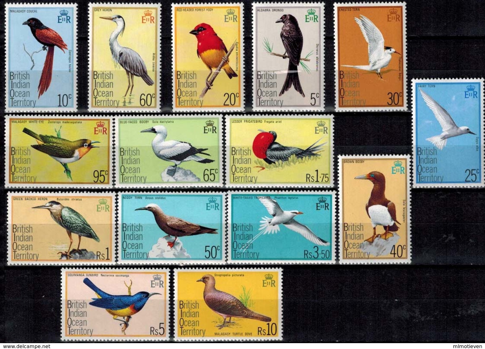 MDB-BK2-251 MINT ¤ B.I.O.T. 1975 15w In Serie ¤ BIRDS - OISEAUX - PAJAROS - VOGELS - VÖGEL - Andere & Zonder Classificatie