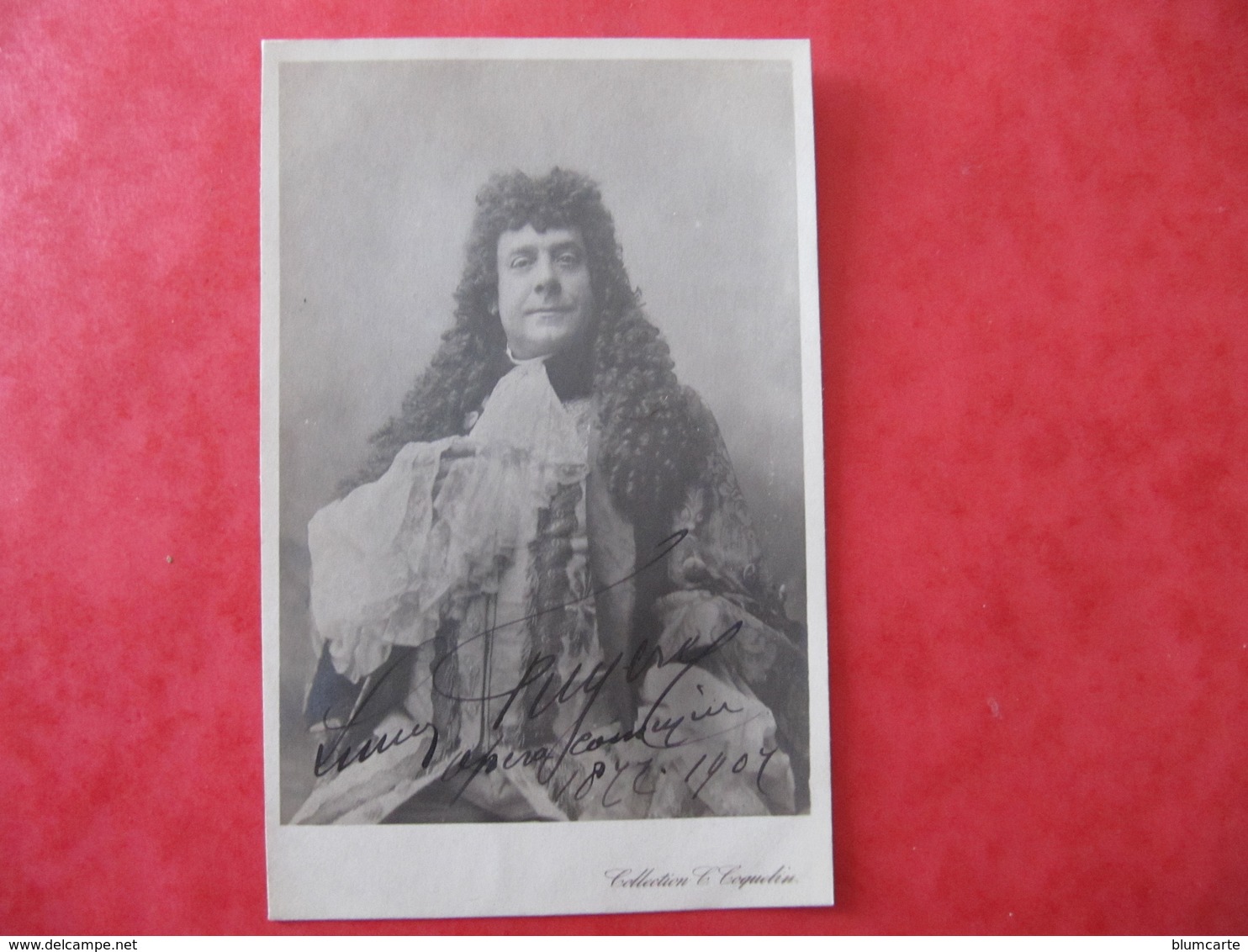 CPA - AUTOGRAPHE - LUCIEN FUGERE - COLLECTION COQUELIN - OPERA COMIQUE 1907 - Artistes