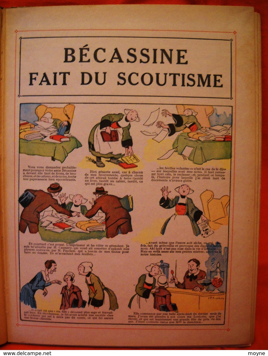 BECASSINE  FAIT DU SCOUTISME   -  1949 -  J.P.PINCHON  - - Bécassine