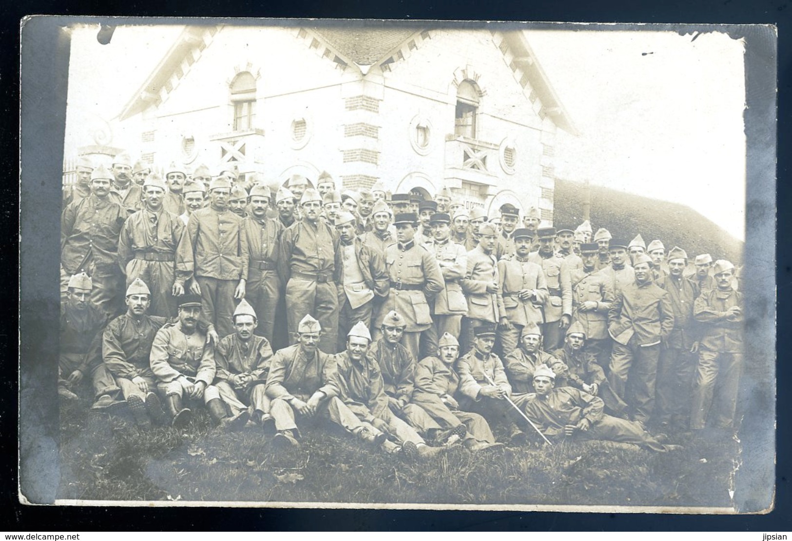 Cpa Carte Photo ( Dos Blanc) Du 89 à Joigny Souvenir Du 105 ème   YN56 - Joigny