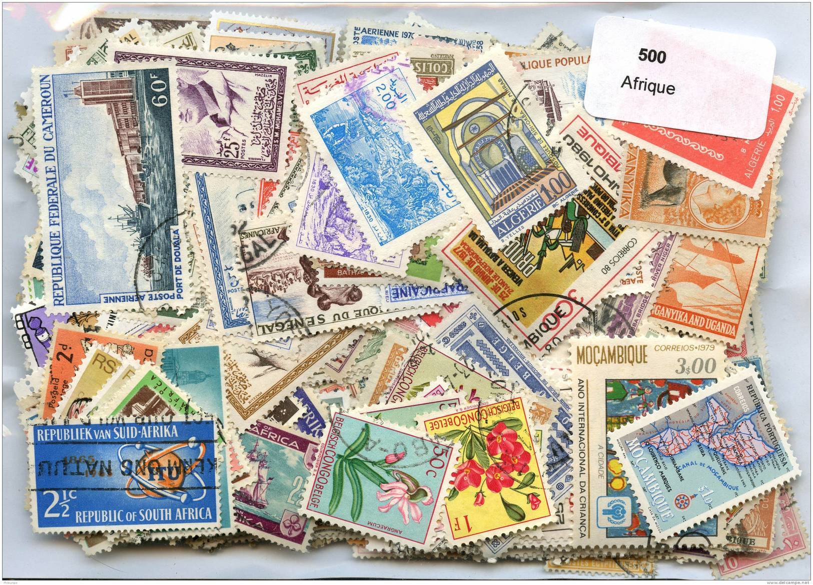 Lot 500 Timbres Afrique - Vrac (max 999 Timbres)