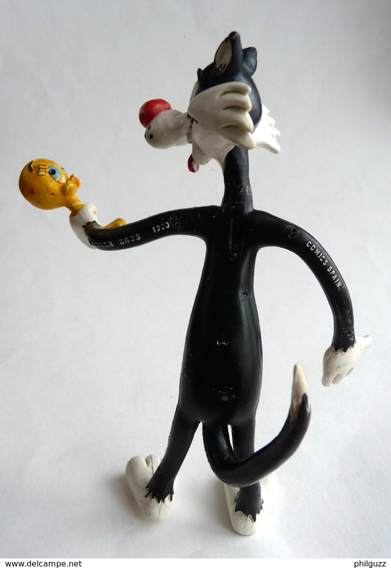 RARE FIGURINE BENDEM COMICS SPAIN 1980 SYLVESTRE ET TITI - Disney