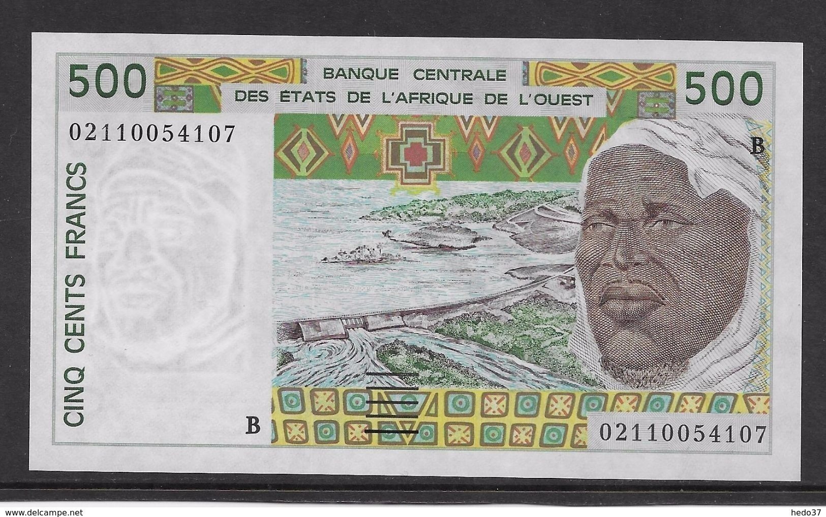 Bénin - 500 Francs 2002 - Pick N°210Ba - Neuf - Bénin