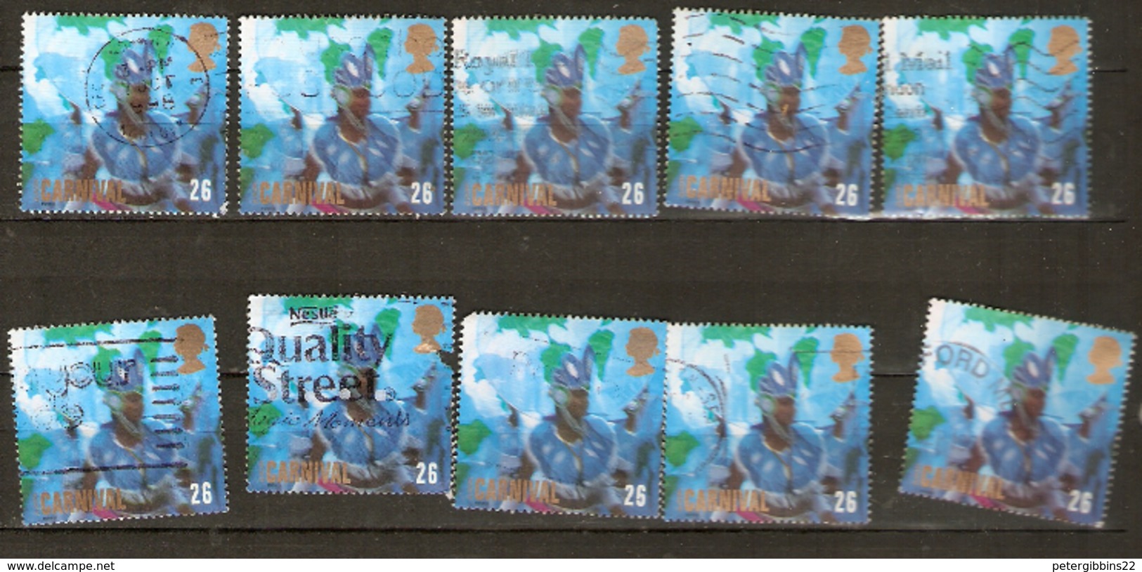 Great Britain 1998 SG   2056  Carnival   Good To Fine Used  X 10 - Usati