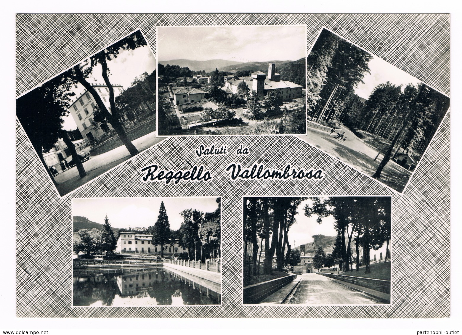 Cartolina - Postcard / Viaggiata - Sent / Saluti Da Reggello - Vallombrosa - Saluti Da.../ Gruss Aus...