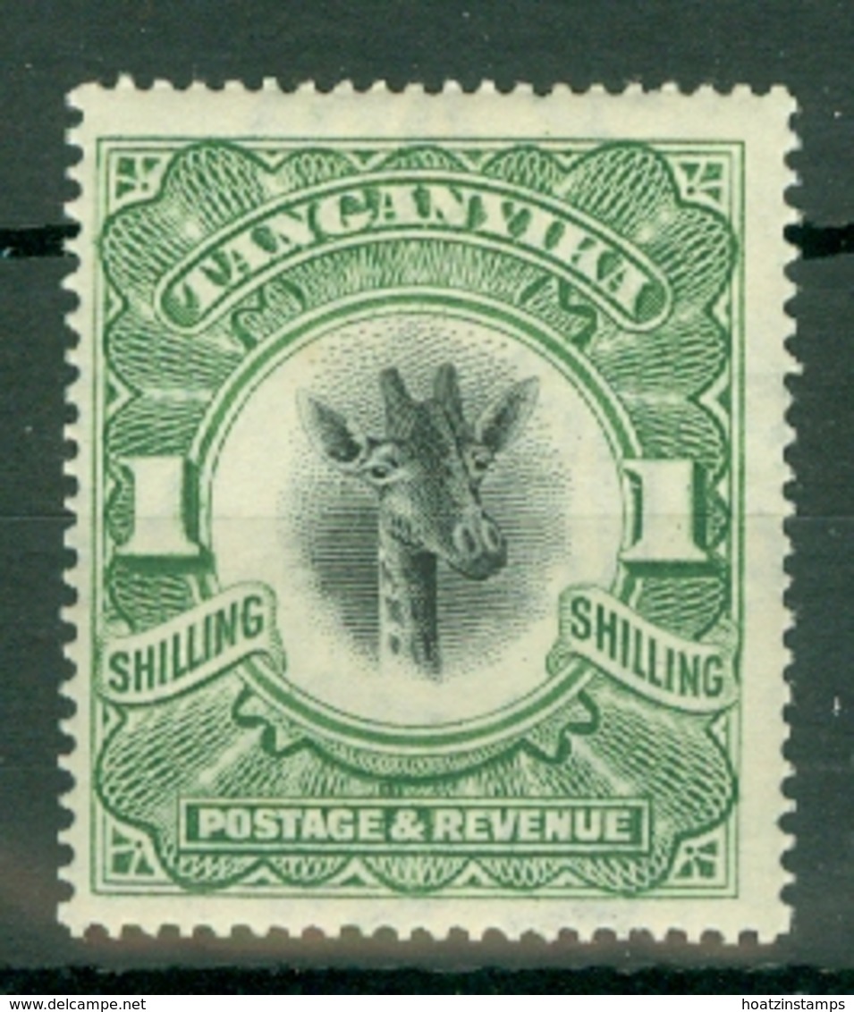 Tanganyika: 1922/24   Giraffe    SG83     1/-   [Wmk Sideways]   MH - Tanganyika (...-1932)