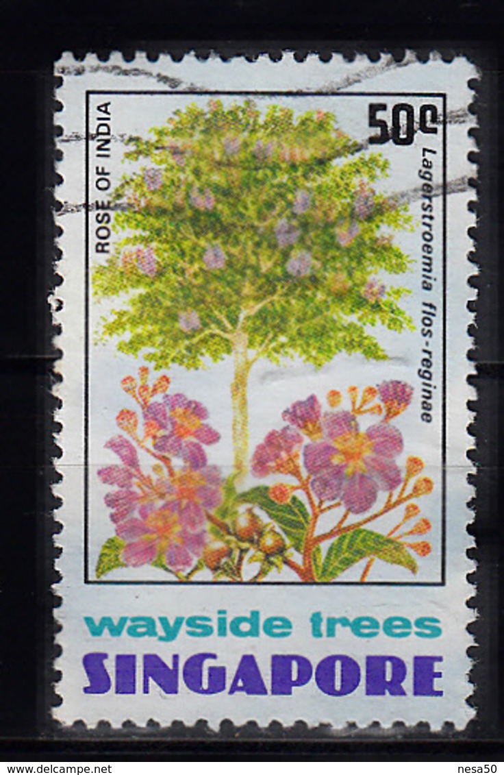 Singapore 1976 Mi Nr 248, Bloem, Flower; Lagerstroemia Speciosa - Singapore (1959-...)