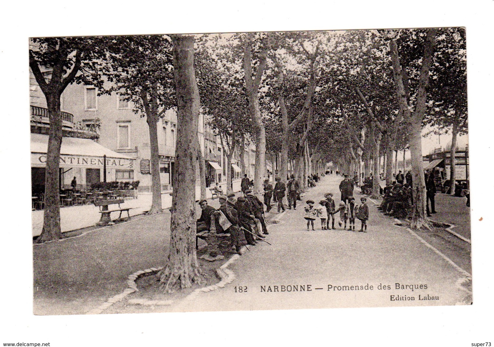 CPA 11 - Narbonne - Promenade Des Barques - Autres & Non Classés