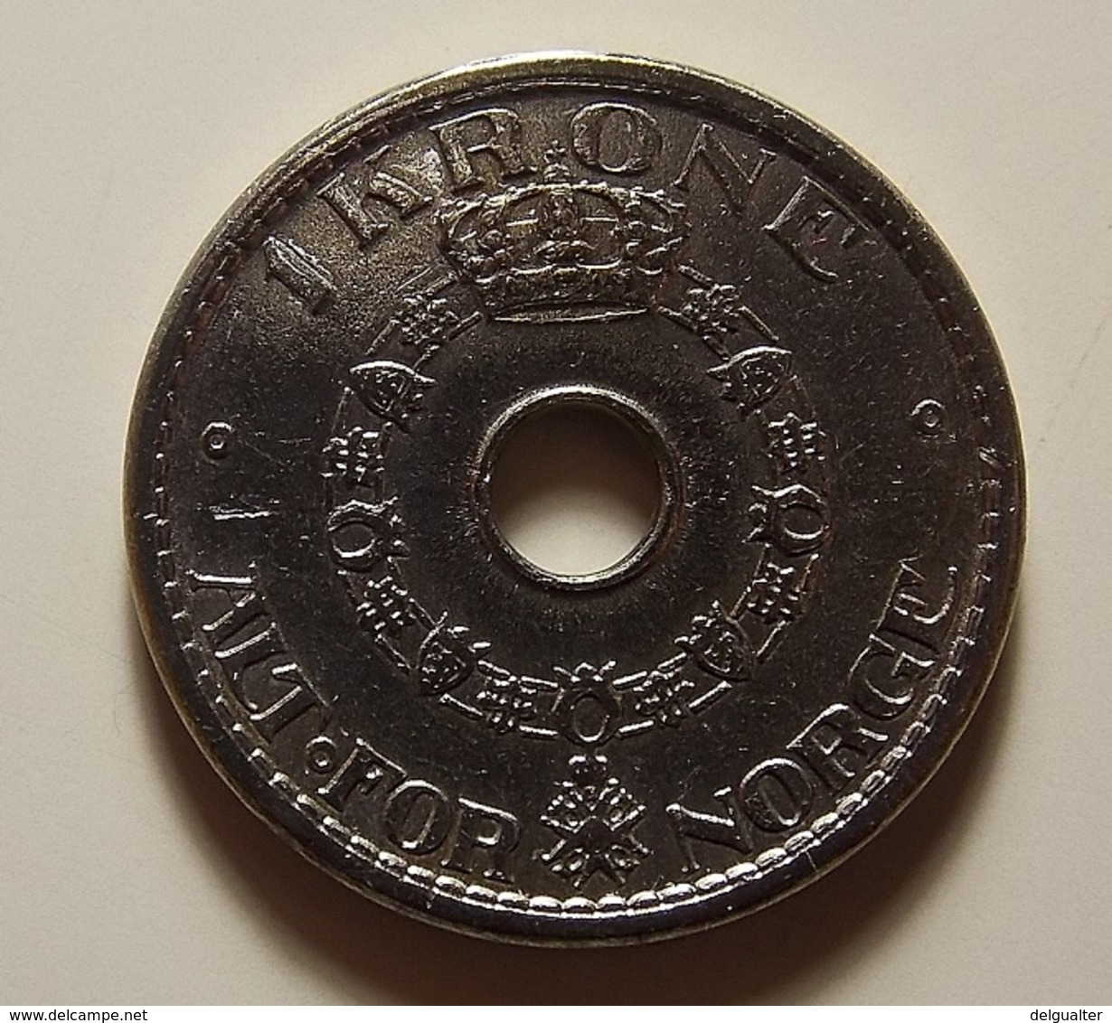 Norway 1 Krone 1951 Varnished - Norvège