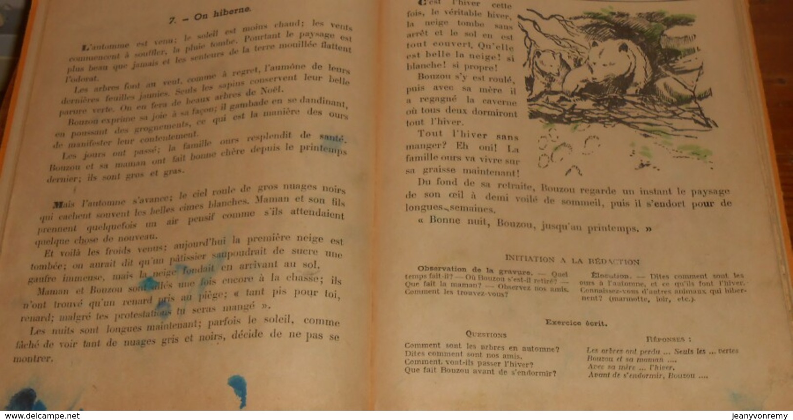 Histoire de Bouzou, le petit enfant d'ours. 1950.