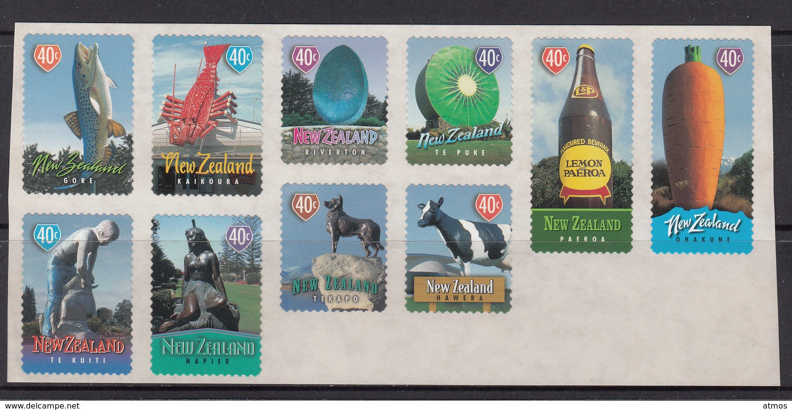 New Zealand MNH Michel Nr 1719/28 From 1998 / Catw 6.00 EUR - Ongebruikt