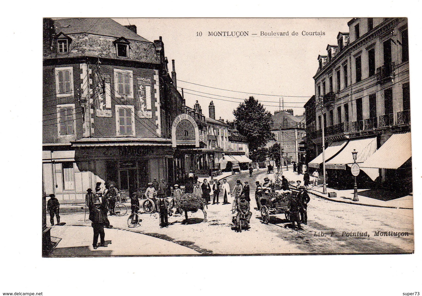 CPA 03 - Montluçon - Boulevard De Courtais , Bien Animé , Marchands , Forains ? - Montlucon