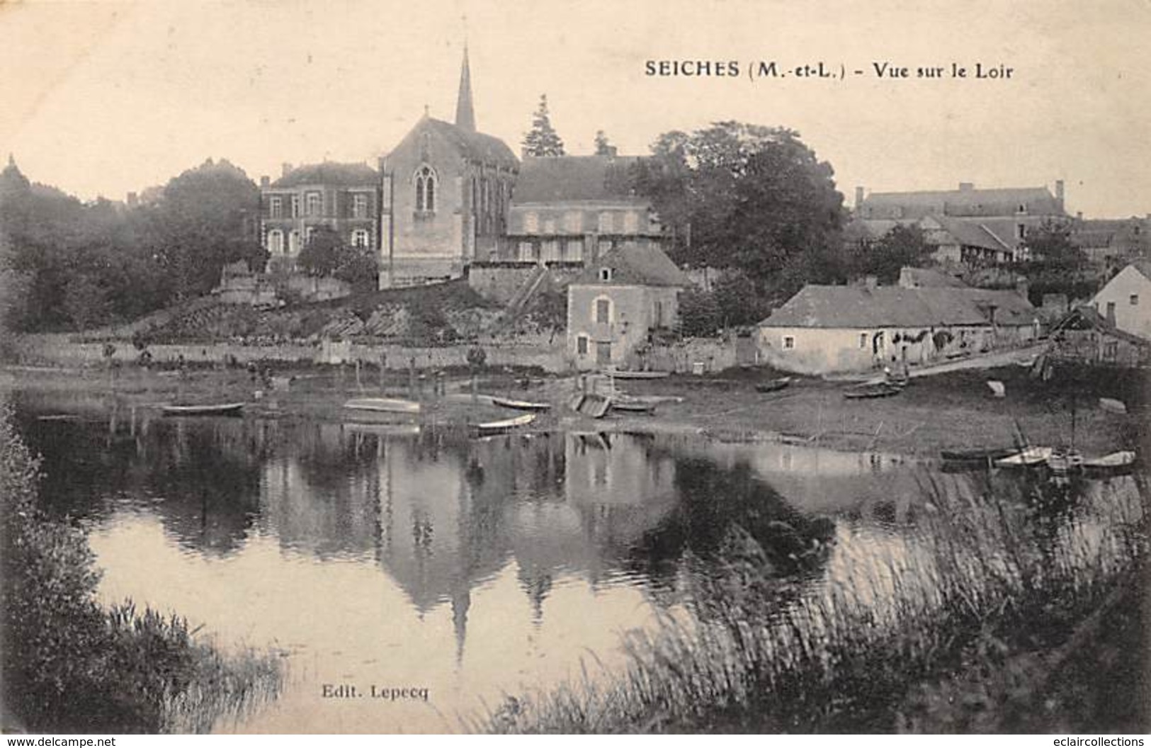 Seiches Sur Loir      49      Vue Sur Le Loir     (voir Scan) - Seiches Sur Le Loir