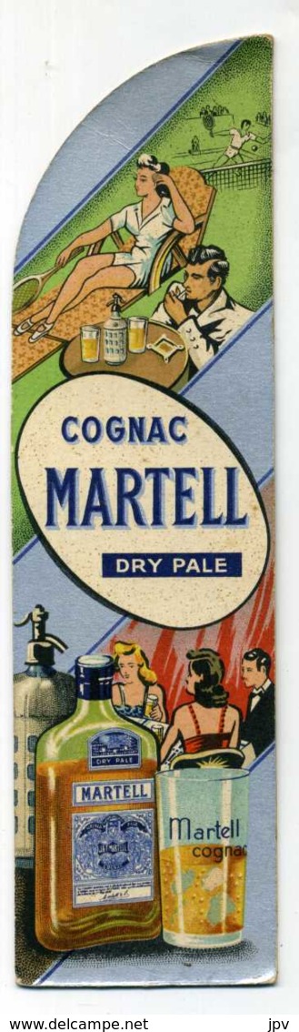 MARQUE PAGE DU COGNAC MARTELL - CARTONNE - Alcools