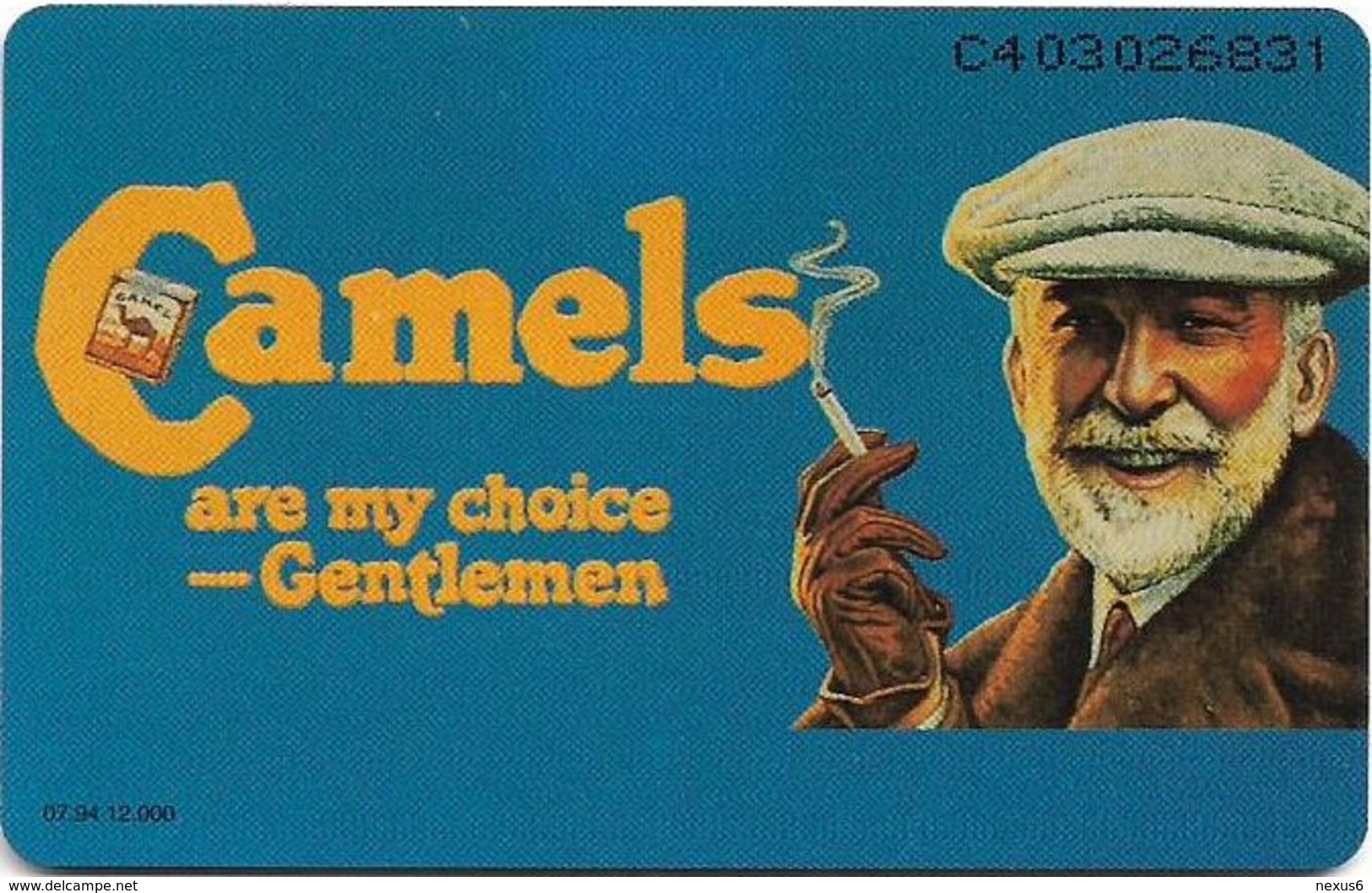 Netherlands/Germany (Cooperation) - Camel... Are My Choice, 2.5ƒ, 07.1994, 12.000ex, Mint - Private