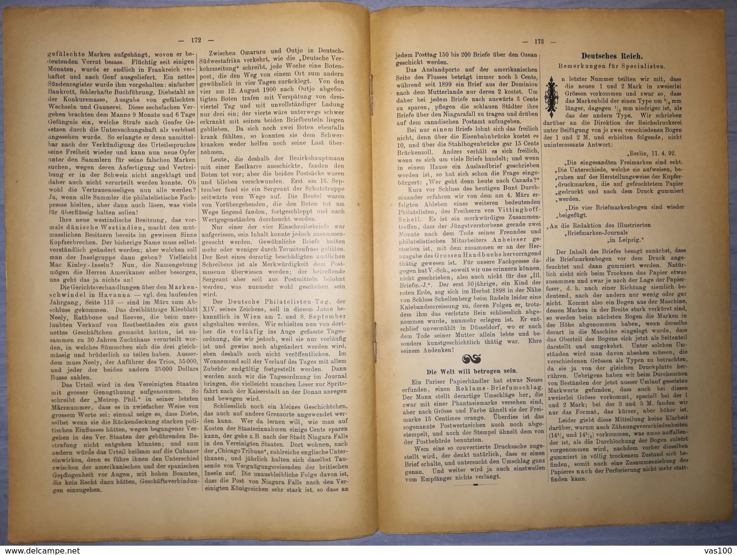 ILLUSTRATED STAMPS JOURNAL- ILLUSTRIERTES BRIEFMARKEN JOURNAL MAGAZINE, LEIPZIG, NR 9, MAY 1902, GERMANY - Tedesche (prima Del 1940)