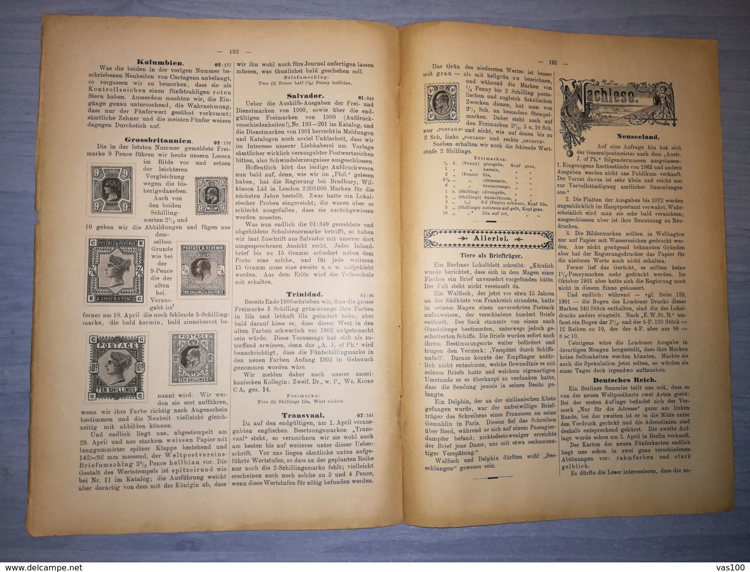 ILLUSTRATED STAMPS JOURNAL- ILLUSTRIERTES BRIEFMARKEN JOURNAL MAGAZINE, LEIPZIG, NR 10, MAY 1902, GERMANY - Tedesche (prima Del 1940)