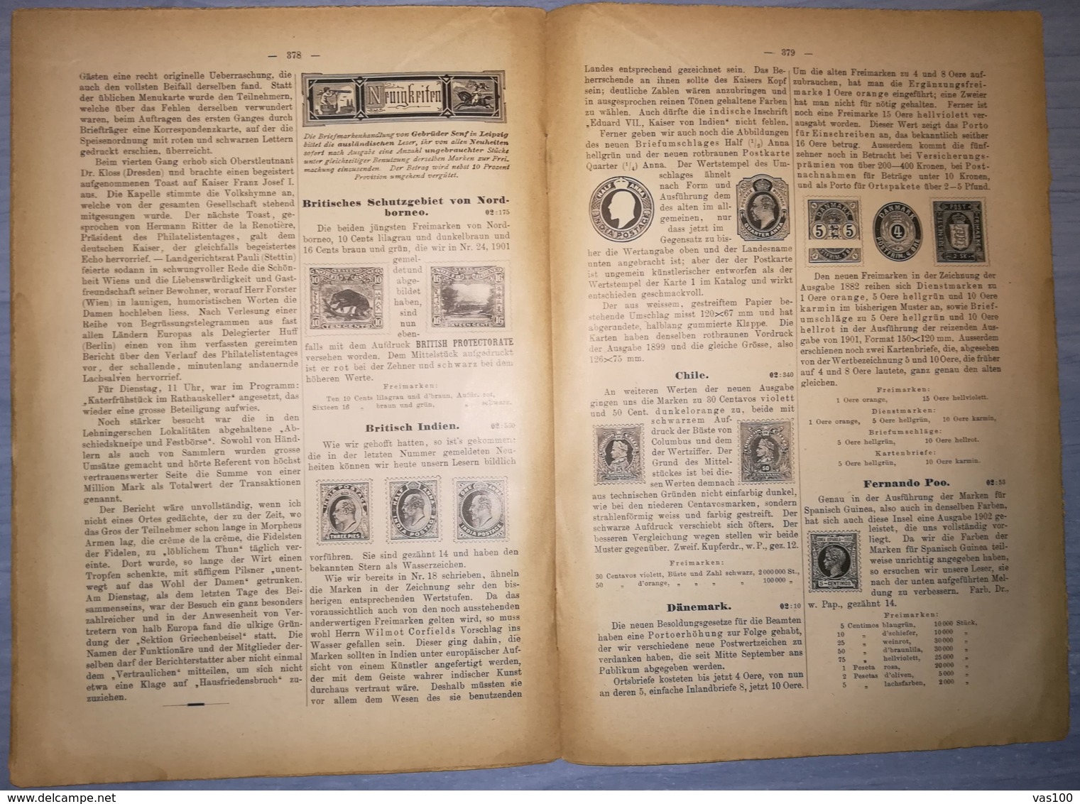 ILLUSTRATED STAMPS JOURNAL- ILLUSTRIERTES BRIEFMARKEN JOURNAL MAGAZINE, LEIPZIG, NR 19, OCTOBER 1902, GERMANY - Tedesche (prima Del 1940)