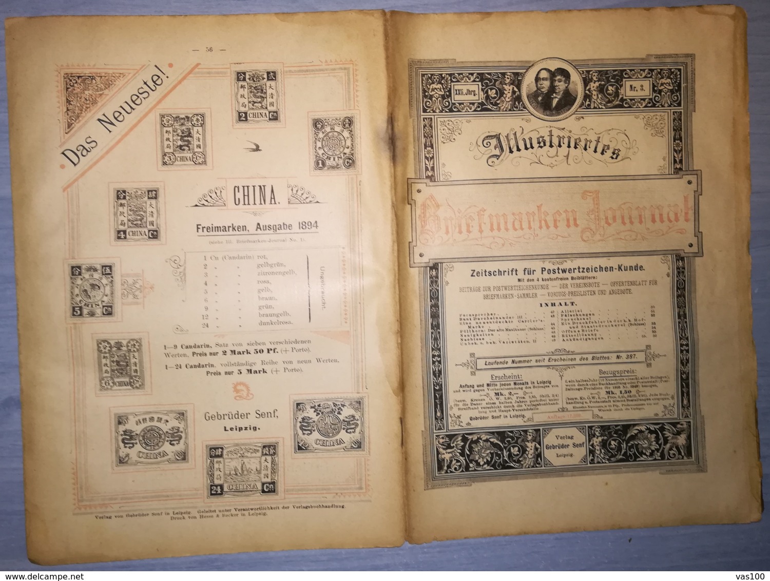 ILLUSTRATED STAMPS JOURNAL- ILLUSTRIERTES BRIEFMARKEN JOURNAL MAGAZINE, LEIPZIG, NR 3, FEBRUARY 1895, GERMANY - Alemán (hasta 1940)
