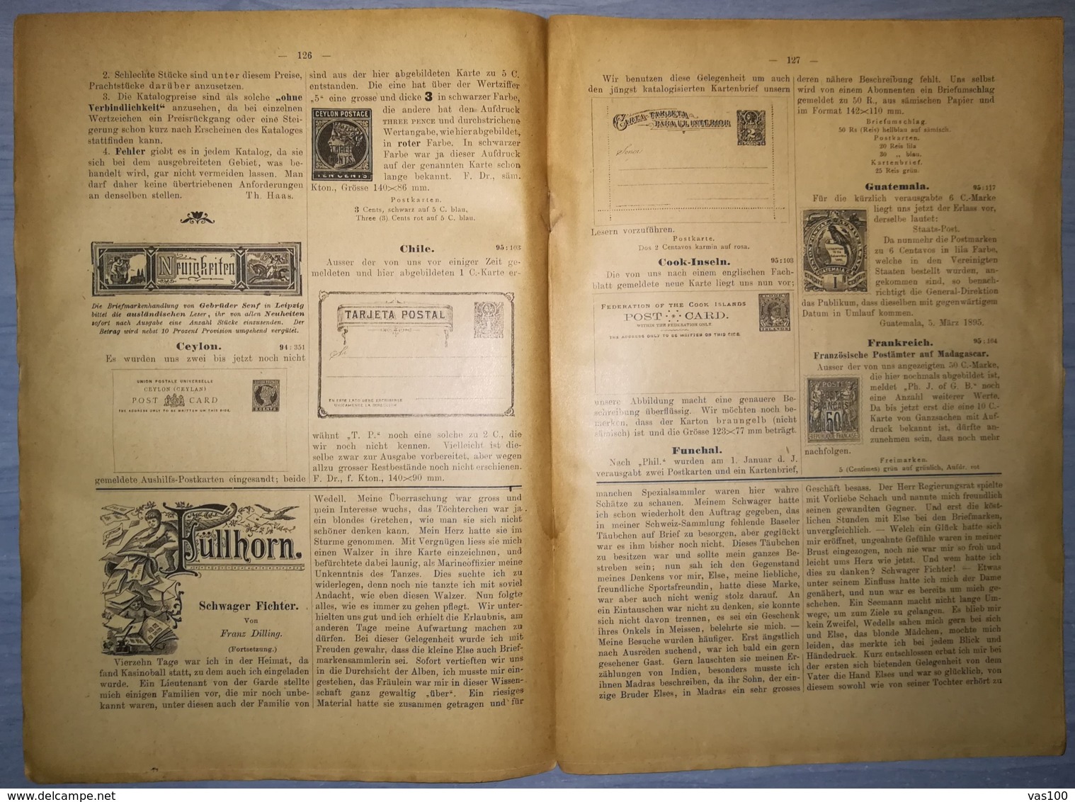 ILLUSTRATED STAMPS JOURNAL- ILLUSTRIERTES BRIEFMARKEN JOURNAL MAGAZINE, LEIPZIG, NR 9, MAY 1895, GERMANY - Tedesche (prima Del 1940)