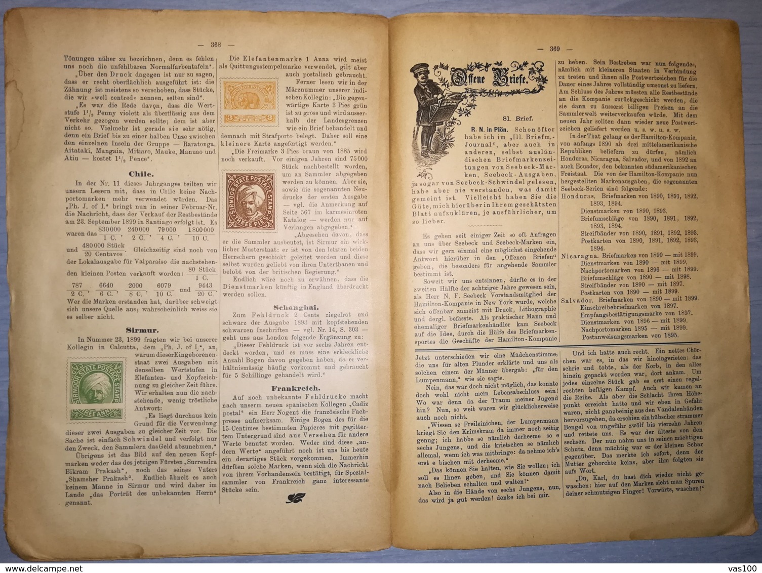 ILLUSTRATED STAMPS JOURNAL- ILLUSTRIERTES BRIEFMARKEN JOURNAL MAGAZINE, LEIPZIG, NR 18, SEPTEMBER 1900, GERMANY - Tedesche (prima Del 1940)