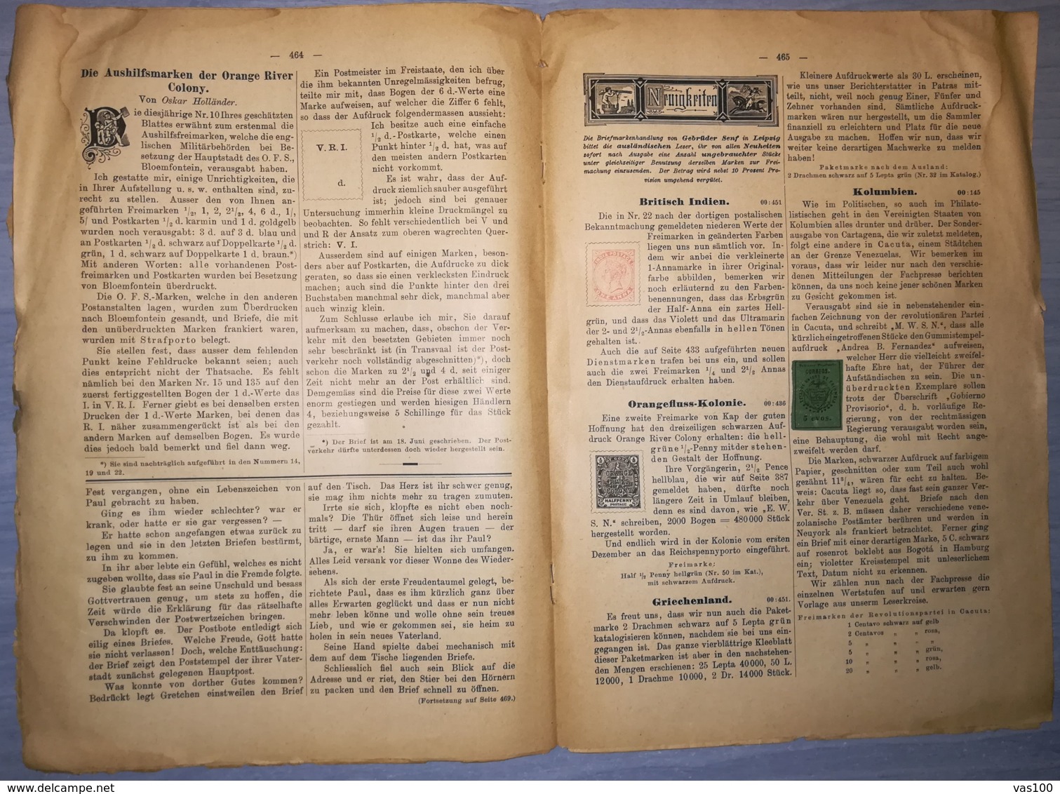 ILLUSTRATED STAMPS JOURNAL- ILLUSTRIERTES BRIEFMARKEN JOURNAL MAGAZINE, LEIPZIG, NR 24, DECEMBER 1900, GERMANY - Alemán (hasta 1940)