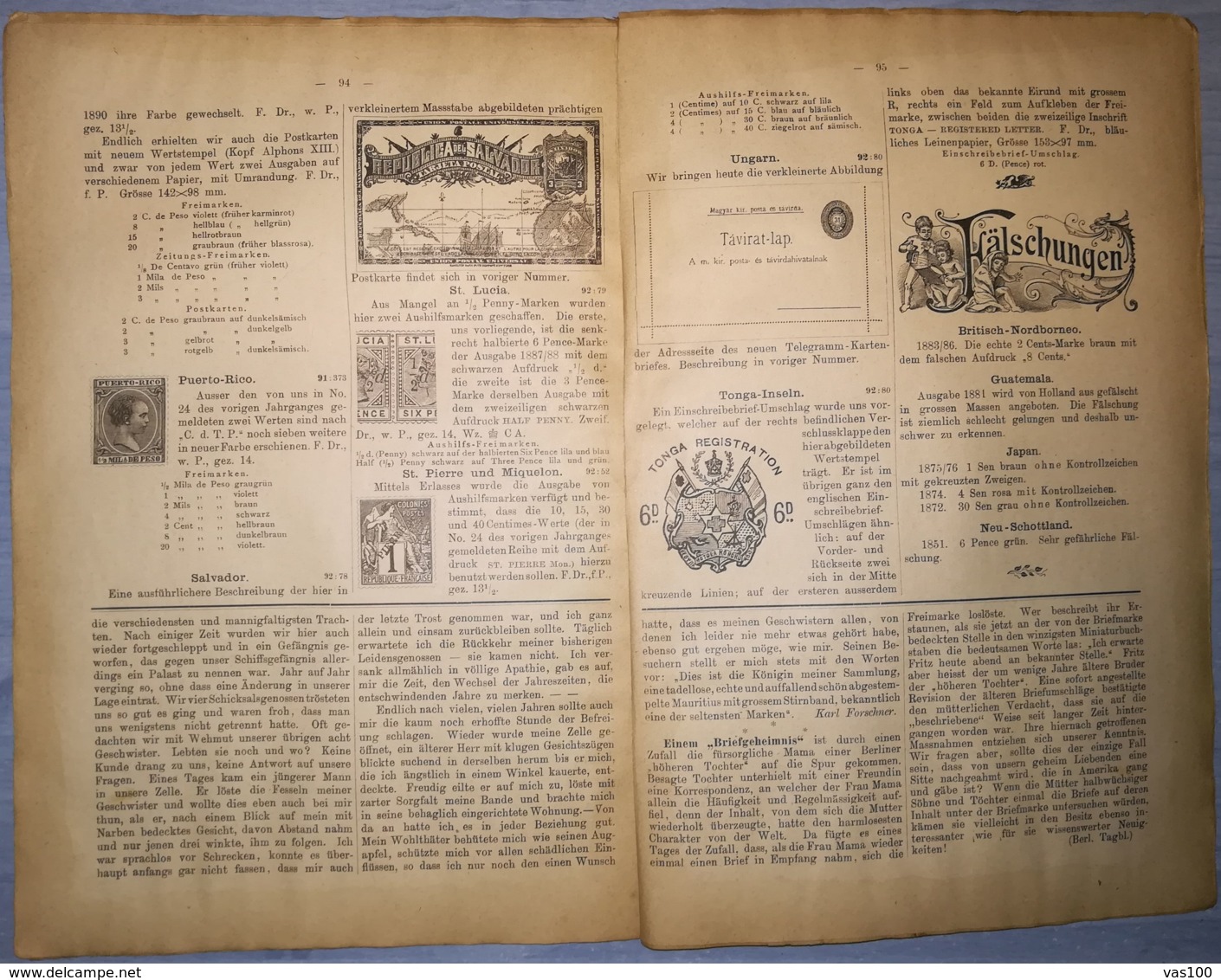 ILLUSTRATED STAMPS JOURNAL- ILLUSTRIERTES BRIEFMARKEN JOURNAL MAGAZINE, LEIPZIG, NR 6, MARCH 1892, GERMANY - Allemand (jusque 1940)