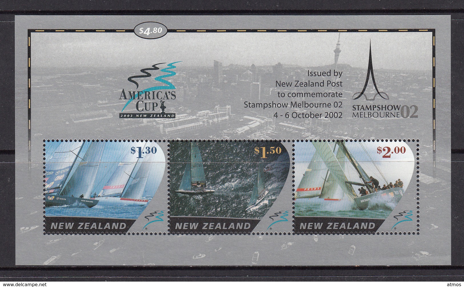 New Zealand MNH Michel Nr Block 141  / From 2002 / Catw 8.00 EUR - Blokken & Velletjes