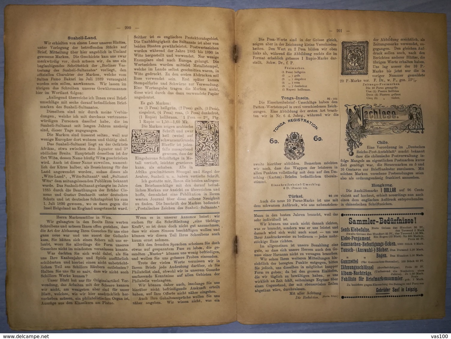 ILLUSTRATED STAMPS JOURNAL- ILLUSTRIERTES BRIEFMARKEN JOURNAL MAGAZINE, LEIPZIG, NR 13, JULY 1892, GERMANY - Alemán (hasta 1940)