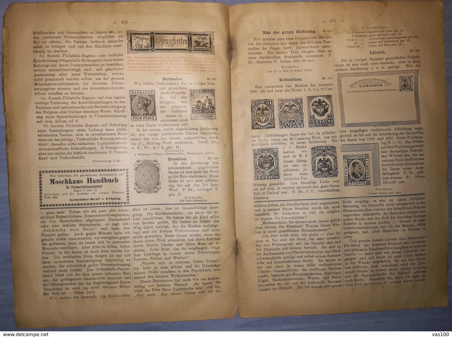 ILLUSTRATED STAMPS JOURNAL- ILLUSTRIERTES BRIEFMARKEN JOURNAL MAGAZINE, LEIPZIG, NR 18, SEPTEMBER 1892, GERMANY - Deutsch (bis 1940)