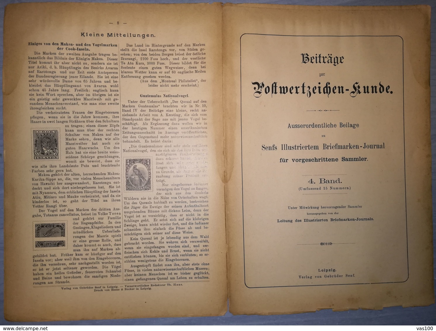 ILLUSTRATED STAMP JOURNAL-ILLUSTRIERTES BRIEFMARKEN JOURNAL MAGAZINE SUPPLEMENT, LEIPZIG, NR 4/13, 1902, GERMANY - German (until 1940)