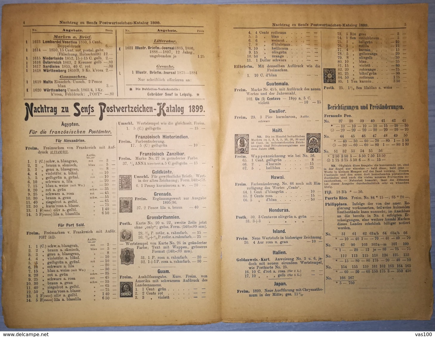 ILLUSTRATED STAMP JOURNAL-ILLUSTRIERTES BRIEFMARKEN JOURNAL MAGAZINE PRICE LIST, LEIPZIG, NR 6, 1899, GERMANY - Duits (tot 1940)