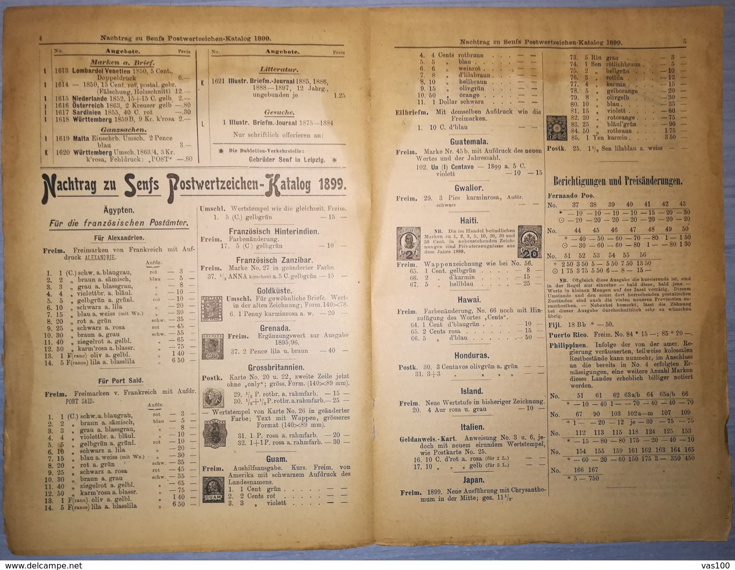 ILLUSTRATED STAMP JOURNAL-ILLUSTRIERTES BRIEFMARKEN JOURNAL MAGAZINE PRICE LIST, LEIPZIG, NR 6, 1899, GERMANY - Tedesche (prima Del 1940)