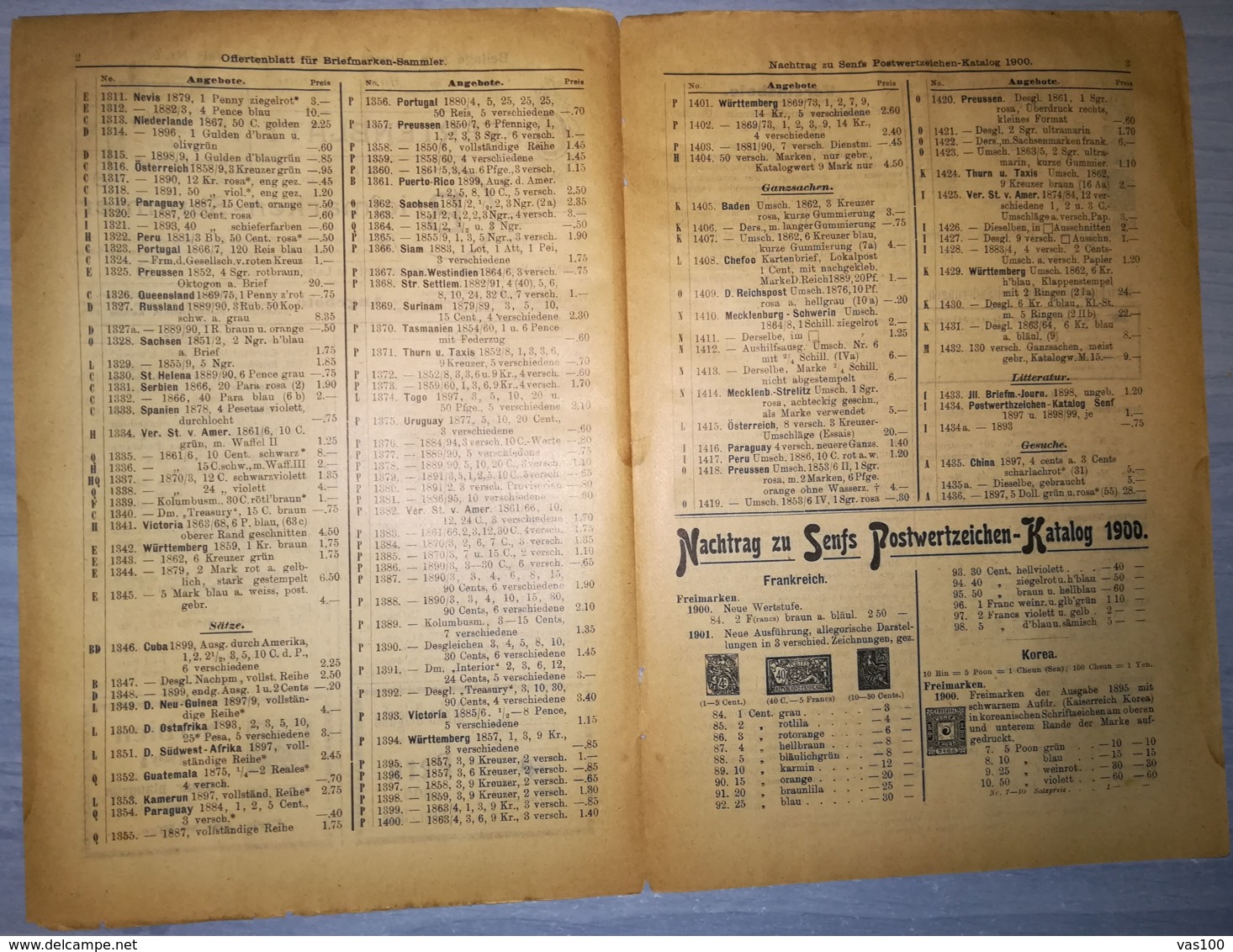 ILLUSTRATED STAMP JOURNAL-ILLUSTRIERTES BRIEFMARKEN JOURNAL MAGAZINE PRICE LIST, LEIPZIG, NR 6, 1901, GERMANY - German (until 1940)