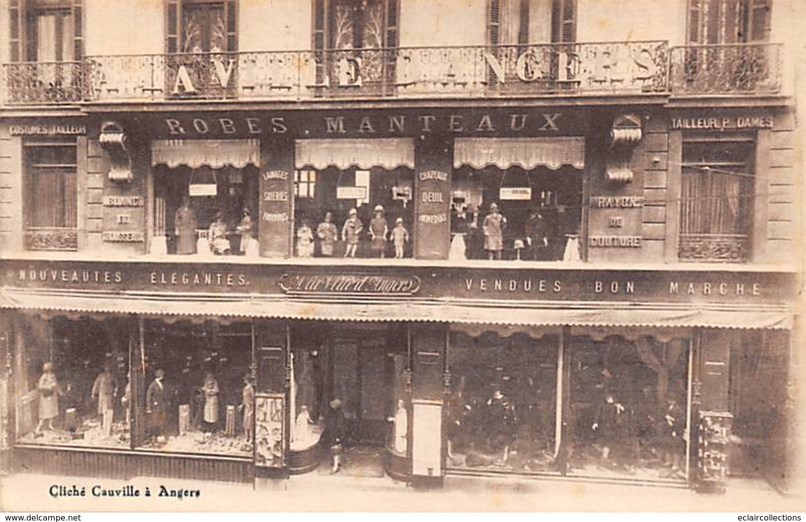 Angers        49      Magasin De Mode. A La Villed'Angers   (voir Scan) - Angers